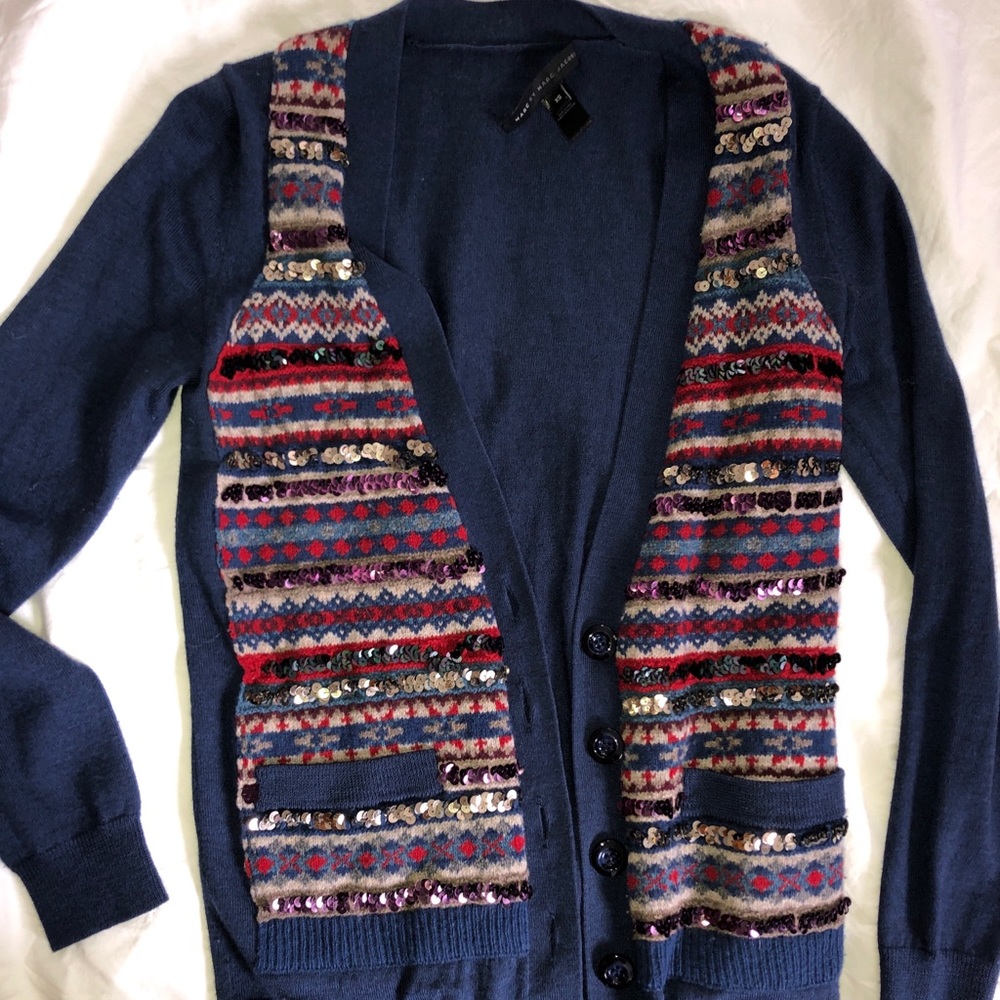 Marc by Marc Jacobs Festive cardigan Sz XS
